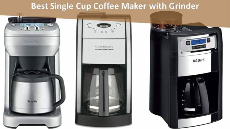 Single Cup Coffee Maker with Grinder