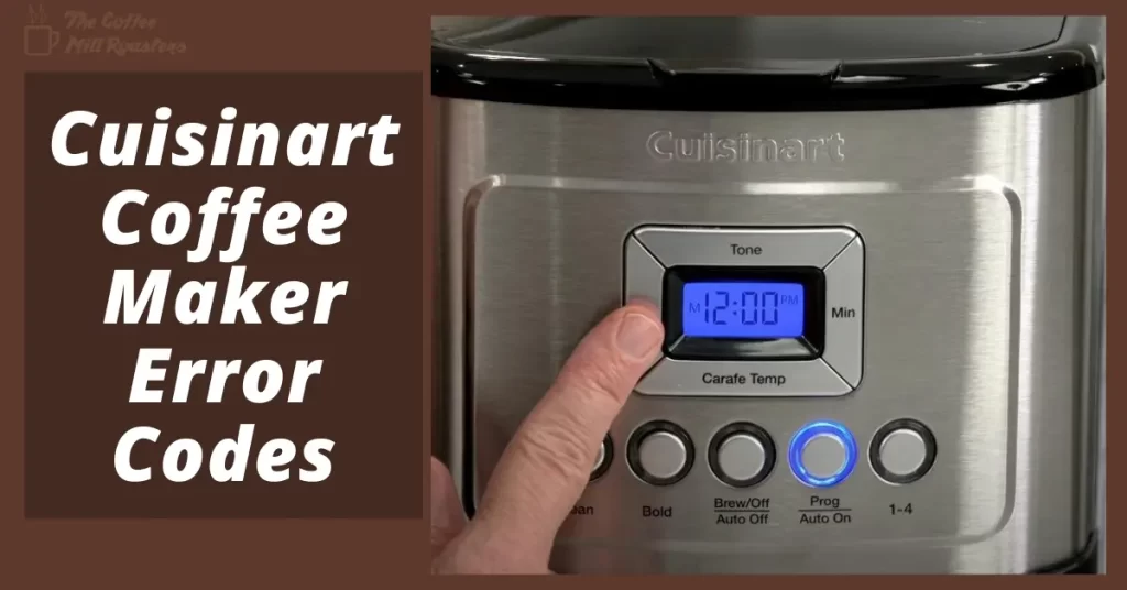 Cuisinart Coffee Maker Error Codes