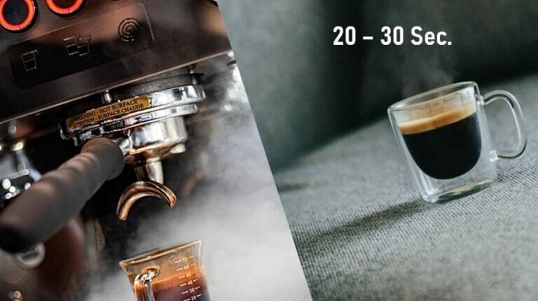 perfect espresso shot timing