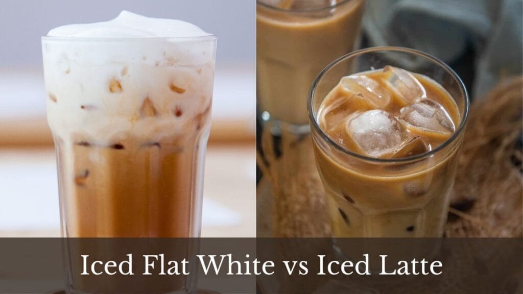 Iced Flat White vs Iced Latte