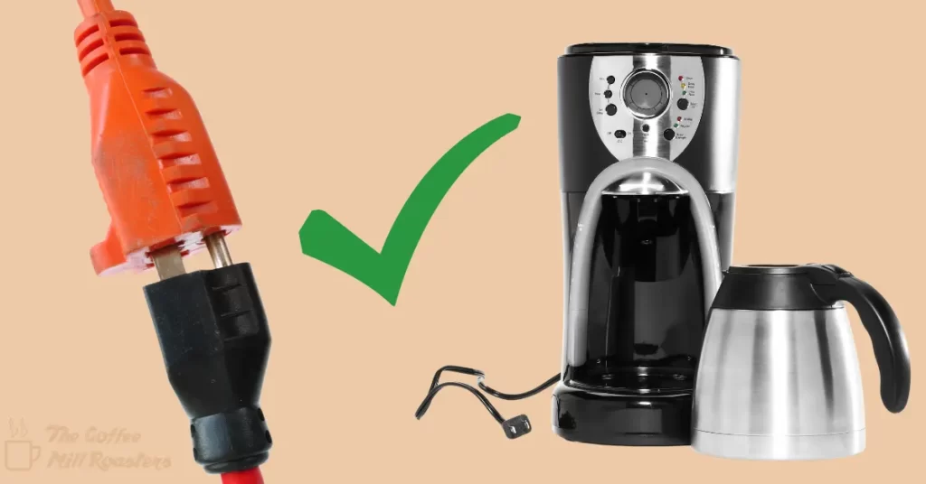 coffee maker cord too short