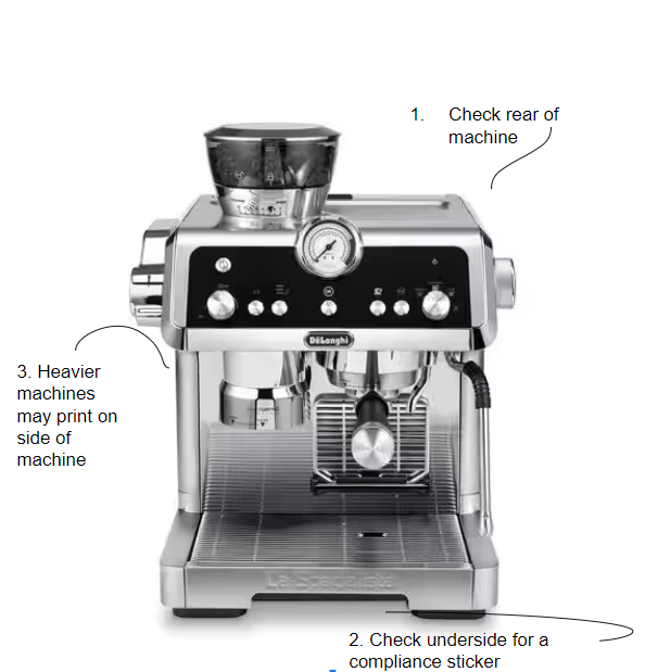 parts of coffee machine